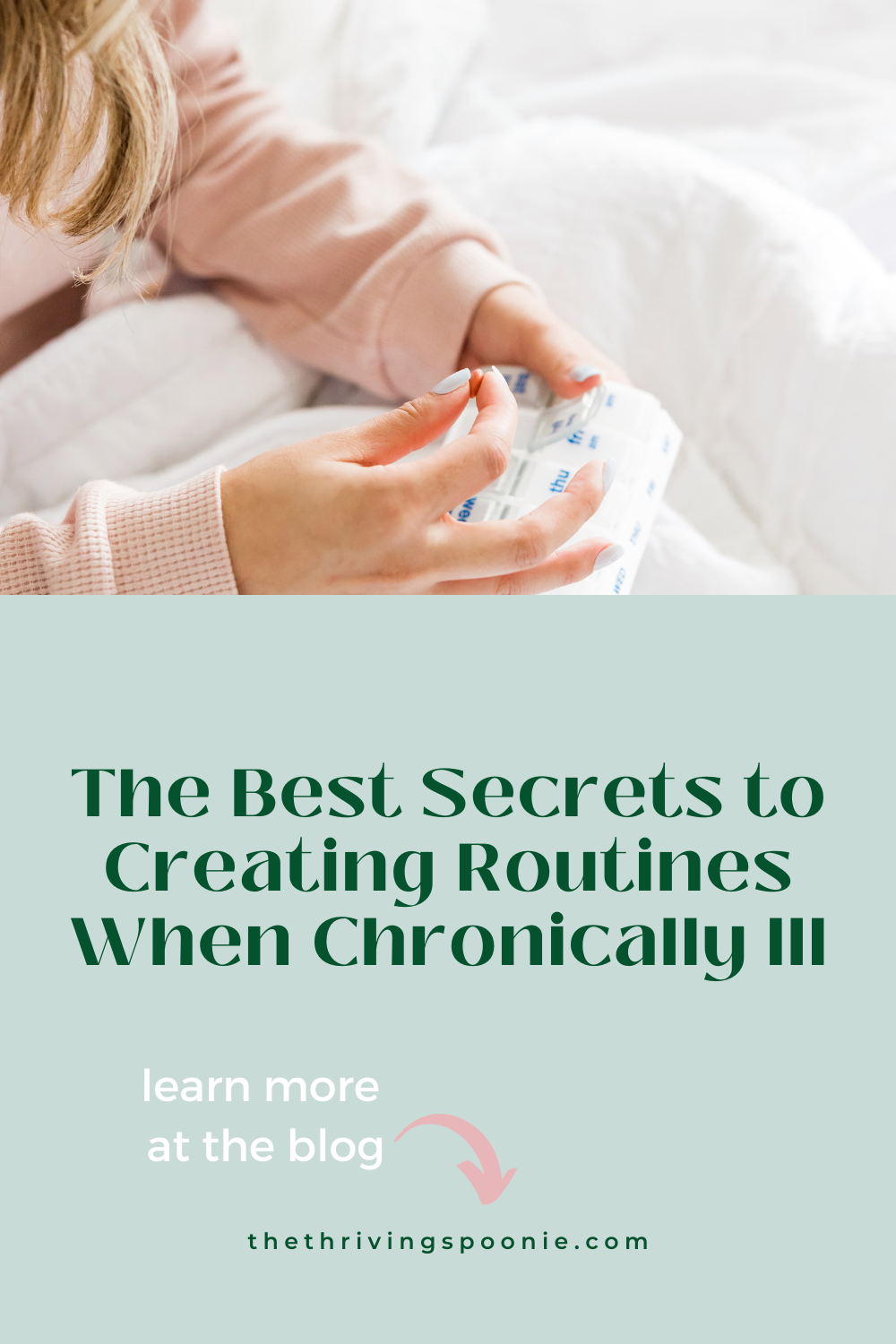 Routines give us a cushion to fall back on when our flare-ups cause things not to go as planned, and they can also give us a supportive framework to help maintain our wellness to the best of our ability. Head to the blog to learn the best secrets to creating routines when chronically ill, and how they can support you in thriving through chronic illness.